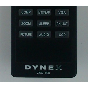 CONTROL REMOTO PARA TV / DYNEX ZRC--400 / MODELO DX-15L150A11	